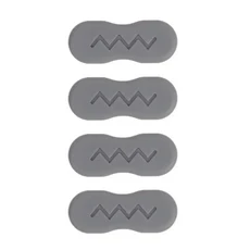 호환 4개 세트 변기 시트 범퍼 비데 시트 범퍼 완충 접착 기능 비데 부착용 욕실, 01 4Pcs, 02 Arc Shaped Type