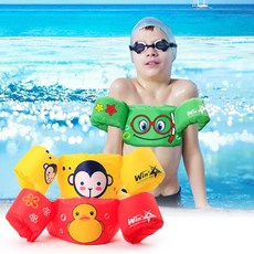 [살림일기] 유아구명조끼 암링 퍼들점퍼, 레드 덕, 1개