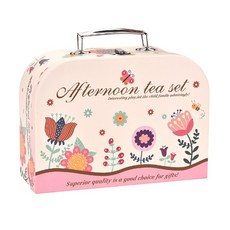 下午茶甜點家家酒玩具 模擬廚房茶具點心組, 1個, 精美手提禮盒（外盒微凹）商品完整、已折扣