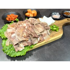 한우 삶은소머릿고기 수작업 소머리슬라이스 곰탕식당업소용 국밥재료, 1개, 1kg