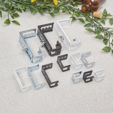 까사프렌즈 원하는 높이 조절 브라켓 블라인드 커튼 부속품, 2cm(실버), 1개