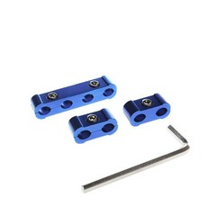 3개 차량 점화 플러그 전기 와이어 클램프 분리기 라인 케이블 클립 분배기 키트 8MM/9MM/10MM, 5) Blue