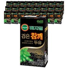 베지밀 검은참깨 두유, 190ml, 24개