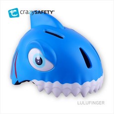 [룰루핑거] 크레이지세이프티 유아동 헬멧 상어(Shark)-블루 3F-02-301, 없음