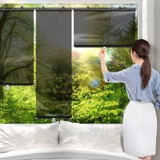 창문가리개 블라인드 햇빛차단 사무실 주방 베란다 차양막 현관