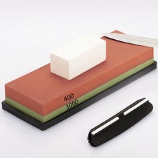 SHE-U 숫돌 양면 숫돌 세트 400방 + 1000방, 혼합, 1개