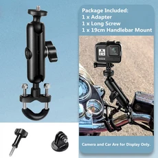 GoPro 13 12 11 10 9 8 Insta360 X5 X4 DJI 액션 5 4 카메라 액세서리 오토바이 자전거 홀더 핸들 바 미러, 01 범용, 05 C
