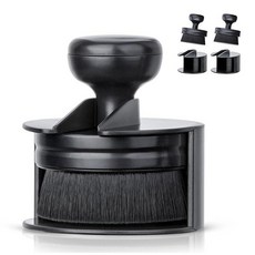 BABYSHEEP 자동차 타이어 샤인 어플리케이터 비건 타이어 샤인 브러시 스탠드 포함 자동 디테일링 클리닝 서비스용 블루 397414, 2, 블랙