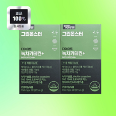 그린몬스터 다이어트 녹차카테킨 녹차추출물 카테킨 체지방 감소 배변 활동 올인원 칼로리 컷팅, 28정, 2박스