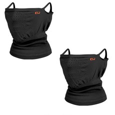 타이트엔드 A6 아쿠아 쿨 마스크, 블랙, 2개