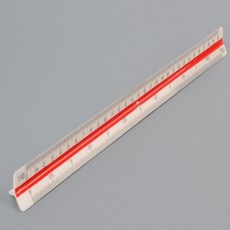 삼각스케일자 도면자, 15cm - 저배율