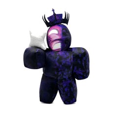 로블록스 포세이큰 캐릭터 봉제인형 후드 게임굿즈, 1개, E. 퍼플 블록맨, 25cm