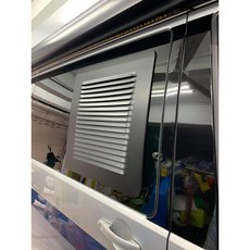 福斯 T5 T6 T6.1 商務車專用防盜氣窗 關窗通風設計 46x48公分 簡易安裝 提升行車安全, 1個