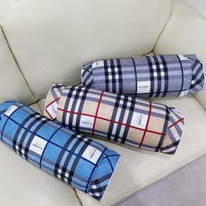 쭈앙 클래식 원통 캔디베개 커버 할머니 둥근베게 원형 베개커버 순면 누빔안감