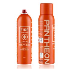 판테온 소화기 K급 강화액 캠핑용 가정용소화기 차량용 휴대용, 빨강, 425ml