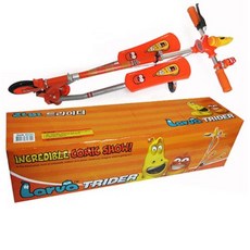 정품 튼튼한 프레임 라바 트라이더보드 씽씽카 세발킥보드 킥보드 아동용, 1개