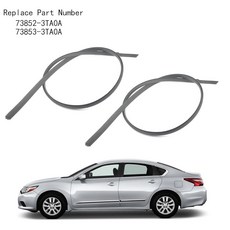 Anfigo 닛산 알티마 2013-2018과 호환되는 루프 드립 몰딩 스트립 2개 왼쪽 및 오른쪽 웨더스트립 트림 교체 73852-3TA0A 73853-3TA0A