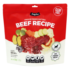 트러스티푸드 전연령 강아지 패티 동결건조 사료, 150g, 1개
