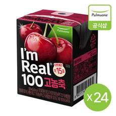 [풀무원] 아임리얼100 고농축 타트체리 24개입 (120mlX6EA 4개), 120ml, 상세설명 참조