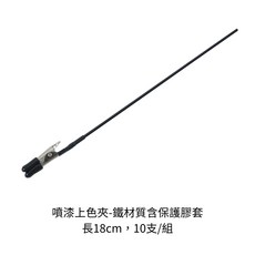 PROWIN 模型上色零件夾 鯊魚夾 塗裝噴漆夾, 1個, 金屬夾（10支）