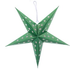 별 모빌 60cm 크리스마스 파티 장식 용품 그린