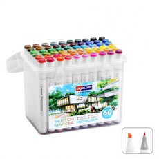 아이라 더블헤드 컬러 아크릴 마커펜 대용량 드로잉 예술 디자인, 1개, 60색