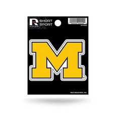Rico Industries NCAA LSU 타이거스 다이 컷 팀 로고 쇼트 스포츠 스티커, Rico Industries 미시간 울버린스