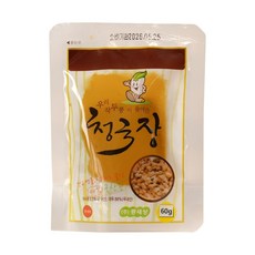 우리 작두콩이 들어간 청국장 60g 15EA 시골 된장 국내산 전통 홈쇼핑 냄새안나는 냄새없는 무염, 1세트, 900g