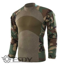 밀리터리 티셔츠 전술 머슬핏 남성 군용 작업 캠핑