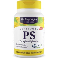 Healthy Origins 向日葵PS磷脂酰絲氨酸軟膠囊 100mg, 1罐