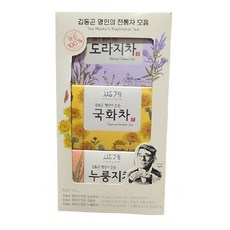 김동곤 명인 상계명차 무농 도라지차 x 국화차 x 누룽지차, 150개, 전통차