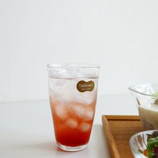 아데리아 테비네리 하이볼잔 370ml 유리 일본 맥주잔, 1개