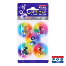 포비 초강력 큐티 자석 홀더 CT 01 15mm 5개입 놀이용