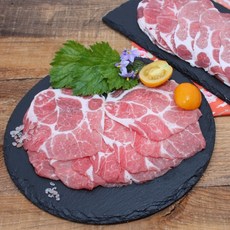 푸주 명품 저지방 소포장 대패 목살, 8개, 250g