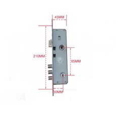 CASA 902-1 守門員 三合一通風門鎖 兩片式 無鑰匙 連體鎖 一段式水平鎖 門鎖 裝潢家, 1個, 鎖匣