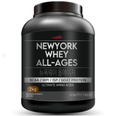 뉴욕웨이 올에이지 WPI 함유 미숫가루맛 단백질보충제 단백질쉐이크 산양유 프로틴, 2개, 2kg