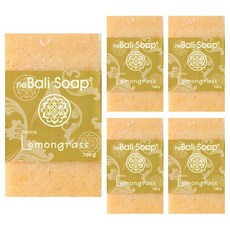 BALISOAP 手工香皂 檸檬香茅, 100g, 5個