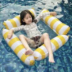 공기주입식 대형 튜브 성인용 수영링 물놀이 해변 워터파크 부력 의자, 1개, 복고풍 꽃 구멍 부력 블루