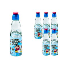 하타라무네 크레용 신짱 소다맛, 200ml, 6개