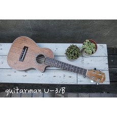 吉他人音樂工作室 台灣製guitarman 23吋桃花心木面單烏克麗麗 限量優惠, 1個