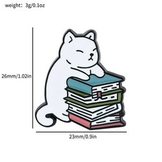 貓咪別針 胸針 裝飾品 - 包包裝飾 造型紀念徽章 金屬胸針 生日禮物, 1個, 款式5