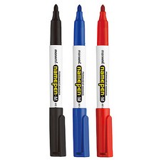 모나미 네임펜 M 굵은글씨용 3색 세트, 2세트, 흑색,적색,청색