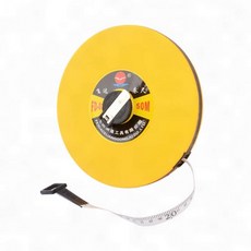 화이바줄자 자동줄자 원형 권취식 파이버 측량 50m 테이프자 실외 측정 건설 섬유, 상세페이지 참조