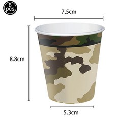 육군 테마 생일 파티 카모 플라스틱 식탁보 일회용 위장 테이블 커버 군사 파티 테이블 장식, 라이트 그린