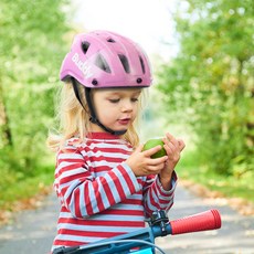SR 어린이헬멧 자전거 킥보드 유아 고글헬멧, 핑크, 1개