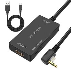 MEIRIYFA PSP2000/PSP3000 to HDMI 어댑터 컨버터 케이블 PSP2000/3000 휴대용 게임 콘솔 액세서리용 HDTV 모니터 프로젝터용 1080p/72, MEIRIYFA PSP2000/PSP3000 to HD