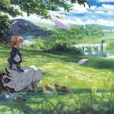 스터드드 바이올렛 에버가든 애니메이션 레트로 페인팅 프린트 거실용 벽장식 그림, 19. E23