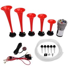 자콤 자동차 트럭 공기 펌프 에어혼 5 튜브 음악 12V 큰 휘슬 수정 가능, [03] LACU harness button, 1개, [03] 자콤 LACU harness button