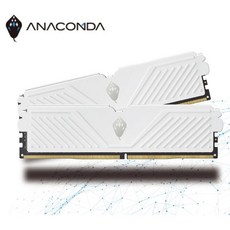 ANACOMDA 巨蟒 DDR4 3200 16GBx2 電競超頻記憶體 桌上型電腦 RAM 散熱片, 1個, 32GB (16GBx2)