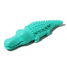 鱷魚造型狗狗益智耐咬玩具, 藍色, 1個